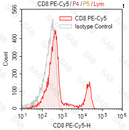 PE-Cy5 anti-human CD8