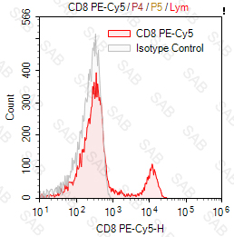 PE-Cy5 anti-human CD8