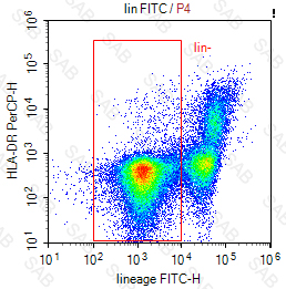 FITC anti-human lineage Cocktail (CD3  CD14  CD19  CD20  CD56)