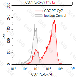 PE-Cy7 anti-human CD7